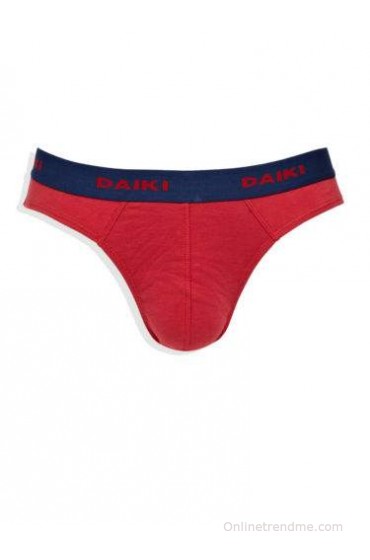 DAIKI Red Low Rise Contour Briefs (NSADAIMBRI508)